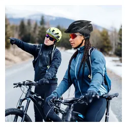 Kask rowerowy WOZINSKY HT-28VC Czarny MTB z lampką (rozmiar M)