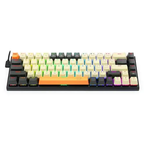 Klawiatura mechaniczna Redragon K633 Ryze Red Switch Czarno-złoty