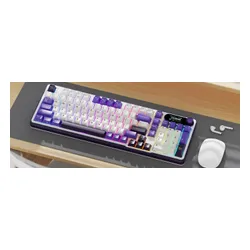 Klawiatura ROYAL KLUDGE RK-S98 Brown Switch Biało-fioletowy