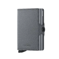 RFID Secrid Twinwallet Karbon Cep Cüzdanı-cool grey