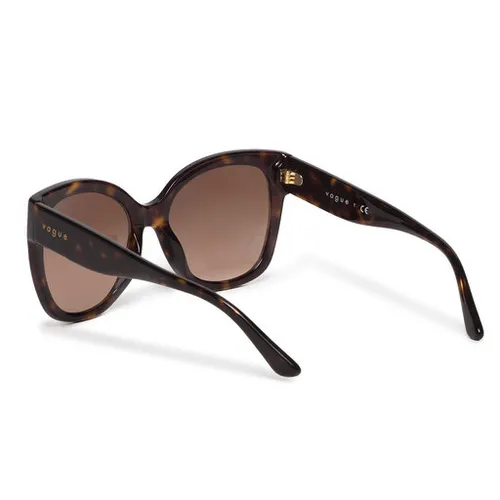 Okulary przeciwsłoneczne Vogue 0VO5338S W65613 Dark Havana/Brown Gradient - Rozmiar (EU) 54