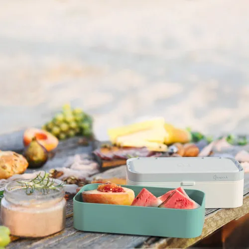 MB Gıda Kabı Orijinal Monbento Bento Kutusu-yeşil lagoon