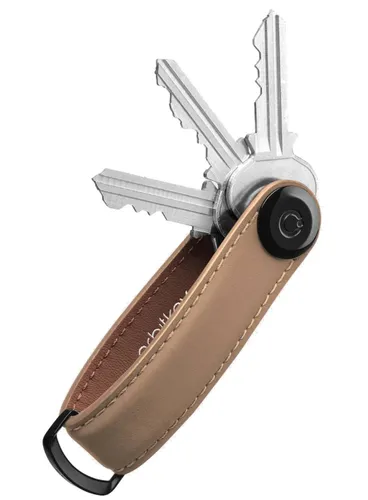 Skórzane etui na klucze Orbitkey Key Organiser Matte Leather - mocha