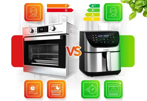 Air Fryer Frytkownica beztłuszczowa BERDSEN BD-659 8l 12 automatycznych programów