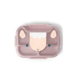 Dzielony lunchbox Monbento MB WONDER 950 ml - pink sheep