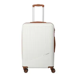 Walizka średnia Travelite Bali - white / cognac