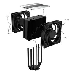 Chłodzenie CPU COOLER MASTER V4 Alpha 3DHP Czarny