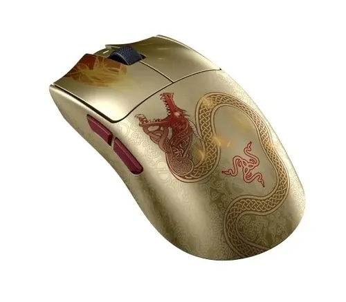 Myszka gamingowa Razer Viper V3 Pro bezprzewodowa 35000 dpi optyczna żółta