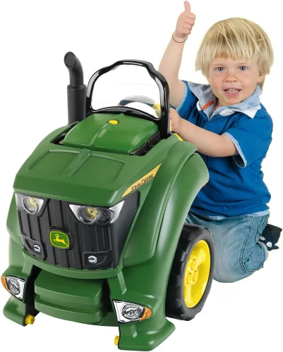 Traktor KLEIN John Deere z silnikiem do skręcania 3916
