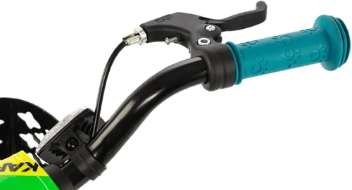 Rower dziecięcy KARBON Jazz 16 cali dla chłopca Limonkowy