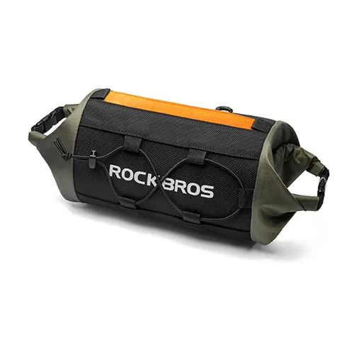 Torba rowerowa na kierownicę Rockbros 30110045001 Bike Front Bag black/green/orange