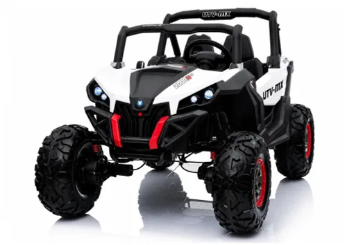 Auto Na Akumulator Dla 2 Dzieci Jeep Xmx603 Mp4 Buggy 4X4 Pilot Skóra Eva LED