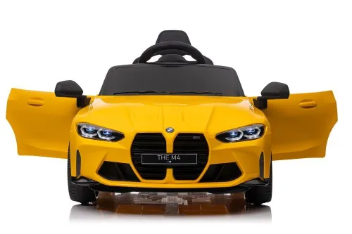 Auto Na Akumulator Bmw M4 Samochód Elektryczny Dla Dzieci Pilot LED Skóra