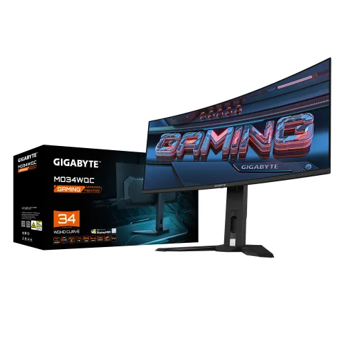 Monitor Gigabyte MO34WQC 34" UWQHD QD-OLED 175Hz 0,03ms Zakrzywiony Gamingowy