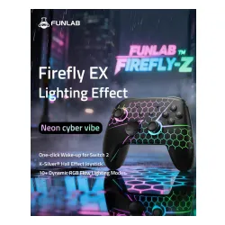 Adapter FUNLAB Firefly Pro Controller - Z do Nintendo Switch / Switch 2 Bezprzewodowy