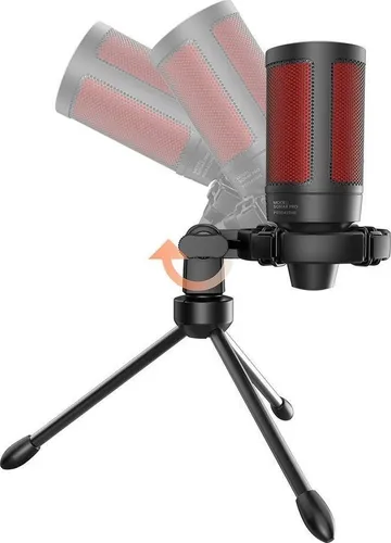 Savio SAVİO oyun Mikrofonu, SONAR PRO 01 ışıklı tripod, USB, darbeye dayanıklı sepet