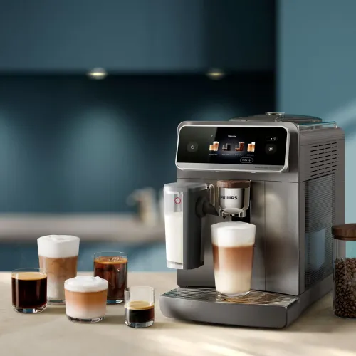Автоматическая кофемашина Philips 8000 LatteGo Pro Café Aromis EP8757/92 холодный кофе ширина 25,1 см