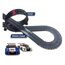 Tor wyścigowy samochodowy COIL zestaw mega tory skala 1:43 7.5m licencja AUDI