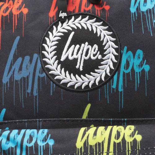 Rucsac HYPE multi colorate perete Graffiti TWLG-705 Negru
