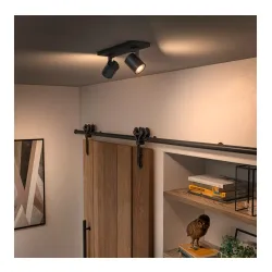 Oświetlenie punktowe Philips Hue White Ambiance Podwójne Runner Czarny