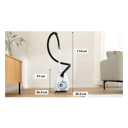 Odkurzacz Bosch ProSilence BGL41SIL1L 700W Szczotka do parkietów