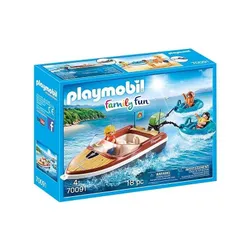 Playmobil 70091 Łódź motorowa z pontonami