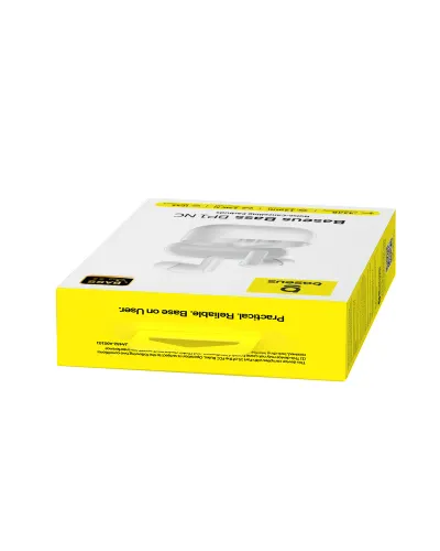 Słuchawki bezprzewodowe Baseus Bass BP1 NC Doknałowe Bluetooth 6.0 Biały