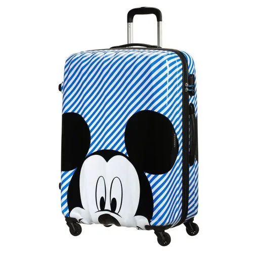 Walizka duża American Tourister Hypertwist Disney - Mickey stripes