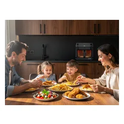 Air Fryer Frytkownica beztłuszczowa ELDOM FR500 5.5l z okienkiem do obserwacji postępów