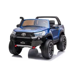 Auto Na Akumulator Dla 2 Dzieci Toyota Hilux 4X4 Lakier Pilot Eva Skóra LED Radio MP3