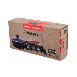 Rondel aluminiowy FLORINA NATURA LINE CZARNY 1,3 l