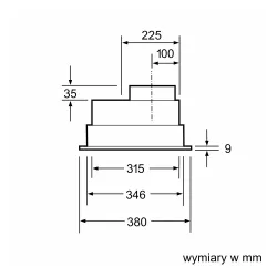 Okap Siemens LB75566 Srebrny