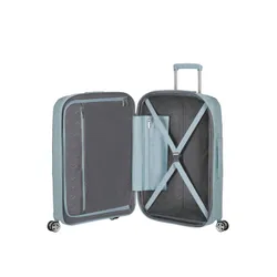Walizka średnia American Tourister StarVibe EXP - azzurro speckles