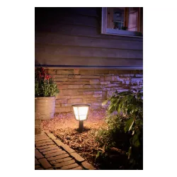 Zewnętrzna latarnia Philips Econic Hue Outdoor Pedestal Light Black 17441/30/P7