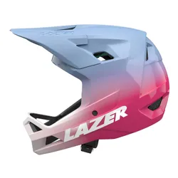 Kask rowerowy LAZER Chase KinetiCore Niebiesko-różowy Full Face (rozmiar M)