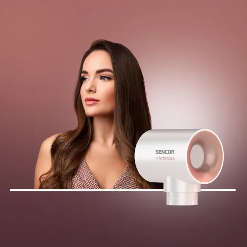 Suszarko-lokówka Sencor Artemiss SHS 9200RS 1500W Obrotowa Zimny nawiew 4 poziomy temperatury