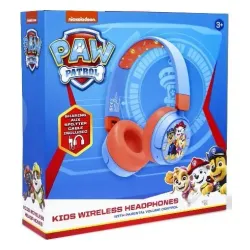 Słuchawki bezprzewodowe z mikrofonem OTL Technologies Paw Patrol Chase Kids Wireless Dla Dzieci Nauszne Niebieski