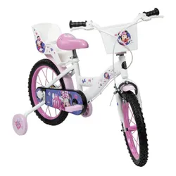 Rower dziecięcy HUFFY Disney Minnie 16 cali dla dziewczynki Biały