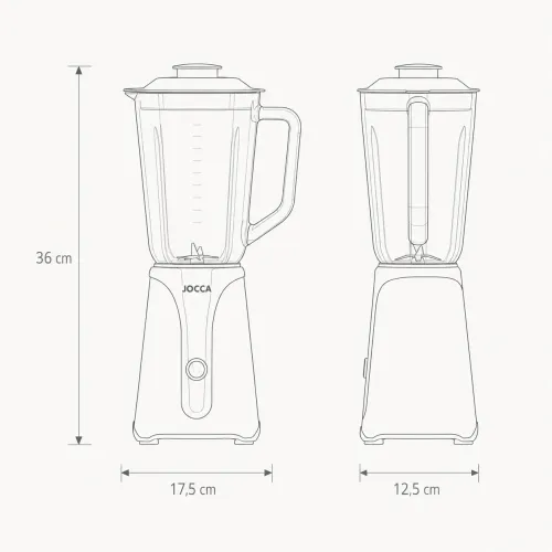Blender kielichowy Jocca 2311 1l Butelka