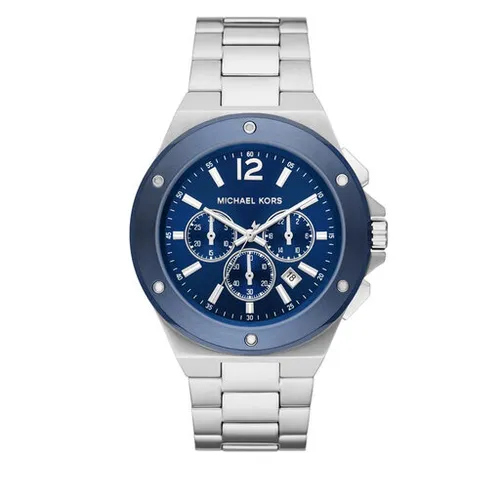 Michael Kors Lennox Mk8938 Gümüş / Donanma Saati