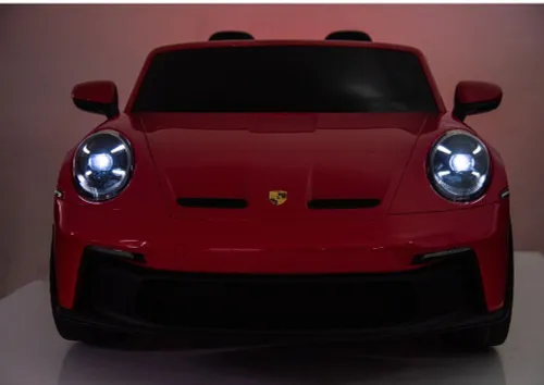 Samochód Na Akumulator Dla 2 Dzieci Porsche 911 Gt3 24V Eva LED 2 Silniki