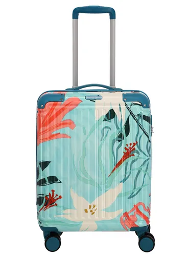 Чемодан Travelite Cruise Trolley S Print - turquoise lily