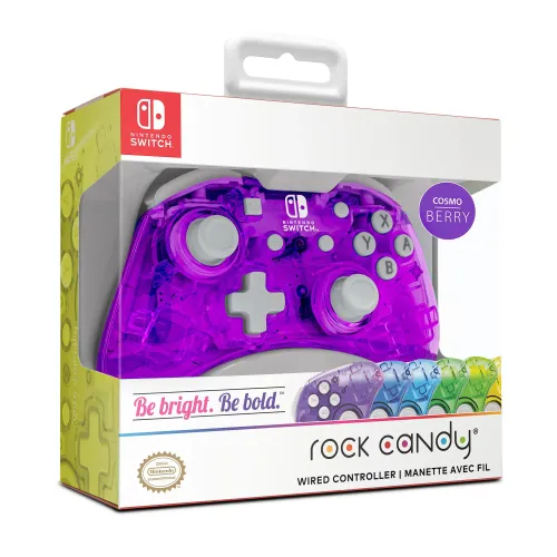 Pad PDP Rock Candy Mini do Nintendo Switch Przewodowy Fioletowy