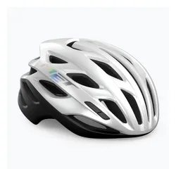 Kask rowerowy MET Estro Mips white holographic matt glossy