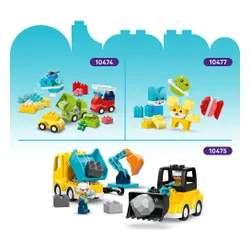 LEGO 10473 DUPLO Wóz strażacki z wężem i strażakiem