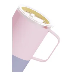 Kubek termiczny ceramiczny Asobu Tower - pastel pink