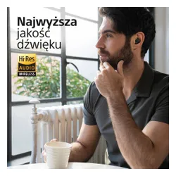 Słuchawki bezprzewodowe Sony WF-1000XM5 ANC Dokanałowe Bluetooth 5.3 Czarny