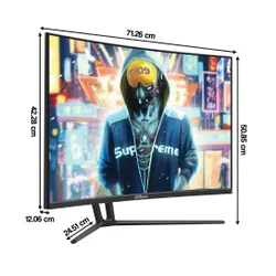 Monitor DAHUA LM32-E230CN 31,5" 1920x1080px 165Hz 1 ms [MPRT] Curved
