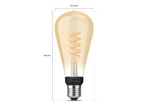 Żarówka LED Philips Hue White Filament ST72 E27 Edison 1 szt.