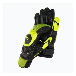 Rękawice narciarskie męskie LEKI WCR Venom SL 3D black ice/lemon
